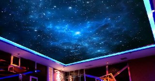 Натяжной потолок звездное небо Домодедово, цена от 5318 руб.